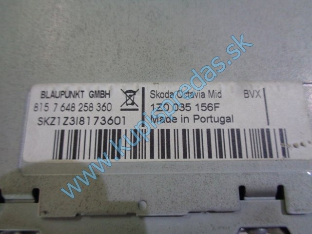autorádop bolero na škodu octáviu II, 1Z0035156F
